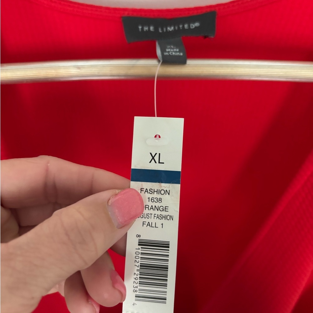 The Limited Red Wrap Dress- XL- NWT